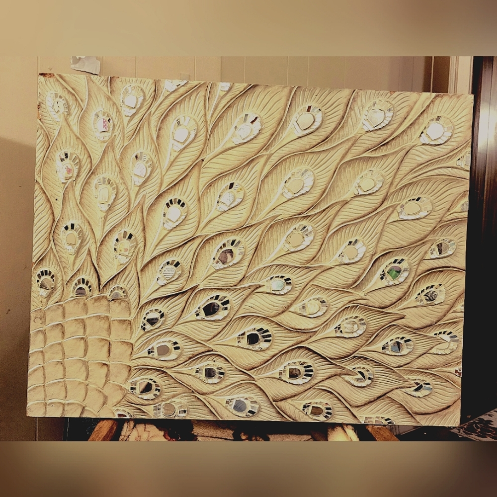 Peacock Feather Wall Decor